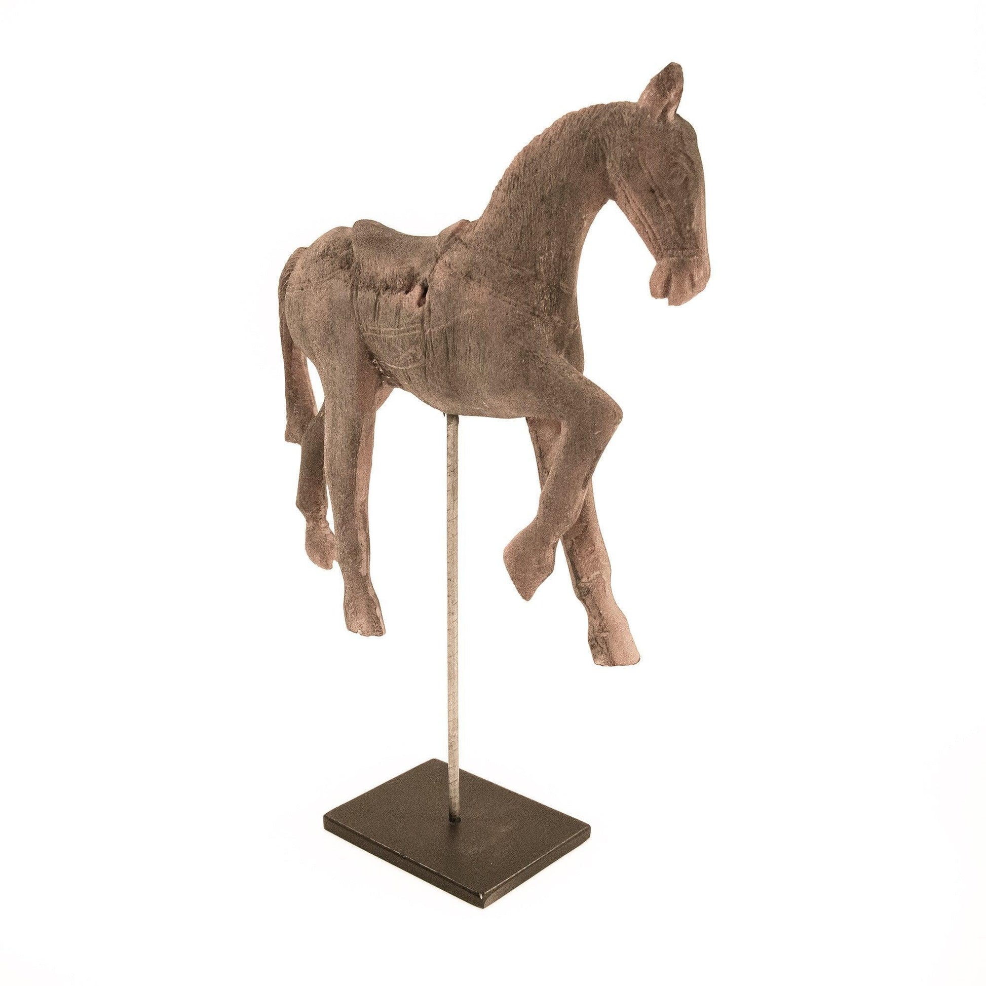 Resin Horse on Stand BCH064E FredCo