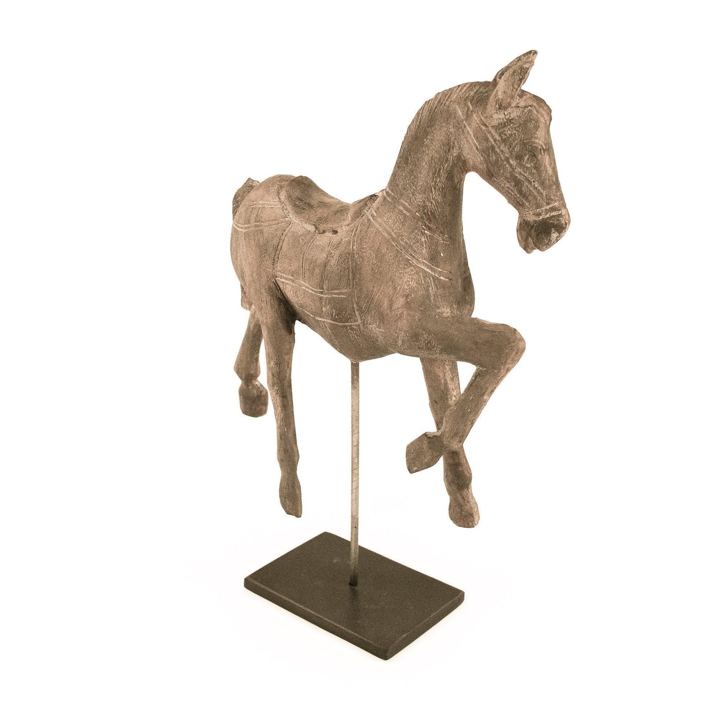 Resin Horse on Stand BCH064I FredCo