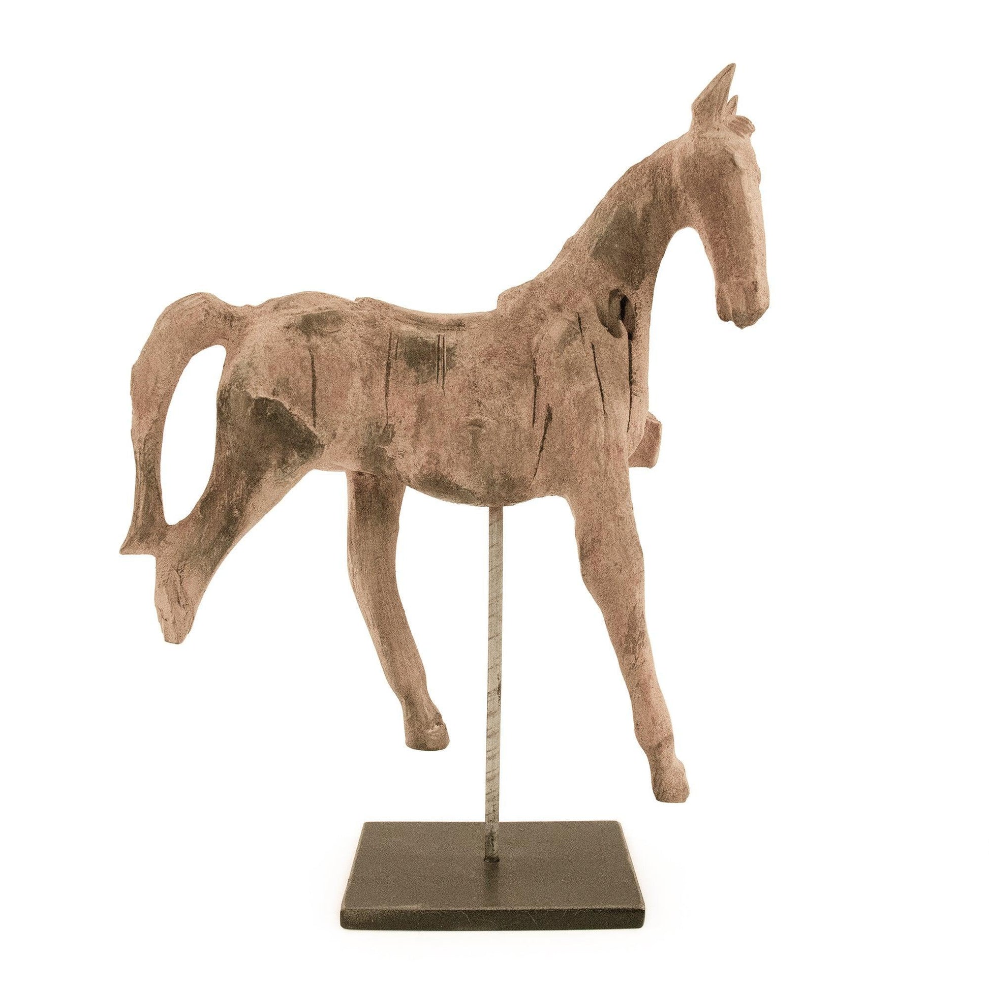 Resin Horse on Stand BCH069K FredCo