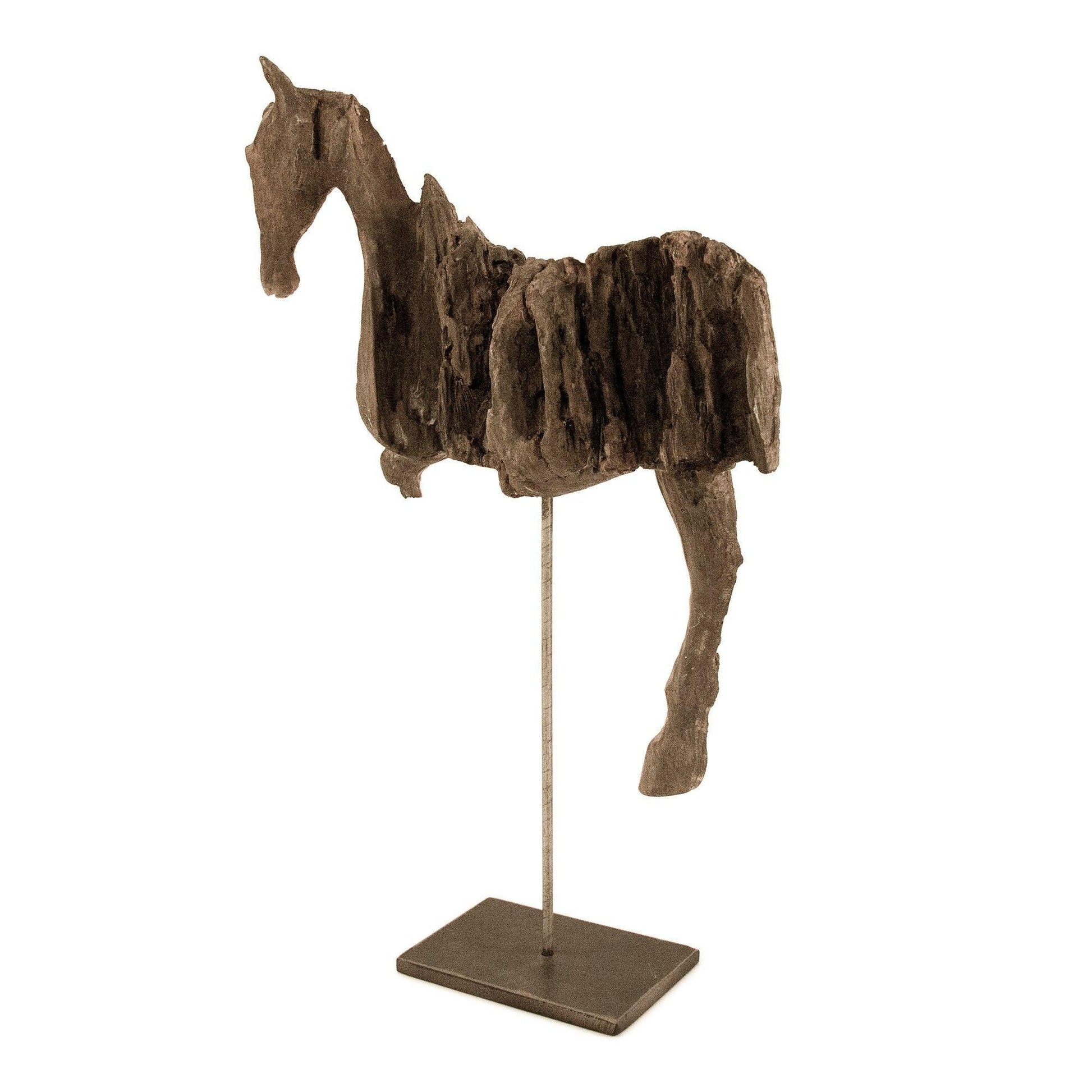 Resin Horse on Stand BCH069Q FredCo