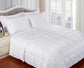Reversible Solid and Stripes Lightweight Microfiber Comforter Blanket FredCo