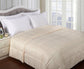 Reversible Solid and Stripes Lightweight Microfiber Comforter Blanket FredCo