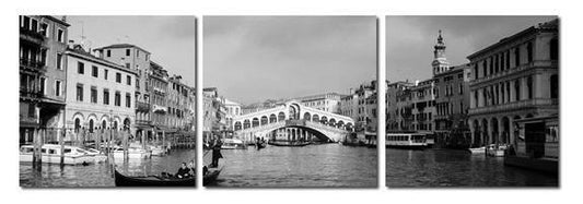 Rialto Bridge Mounted Photography Print Triptych FredCo