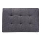 Riley Modern and Contemporary Grey Fabric Upholstered Ottoman FredCo