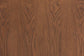 Rina Mid-Century Modern Ash Walnut Finished Wood 3-Piece Full Size Bedroom Set with Synthetic Rattan FredCo