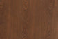 Rina Mid-Century Modern Ash Walnut Finished Wood 4-Piece King Size Bedroom Set with Synthetic Rattan FredCo