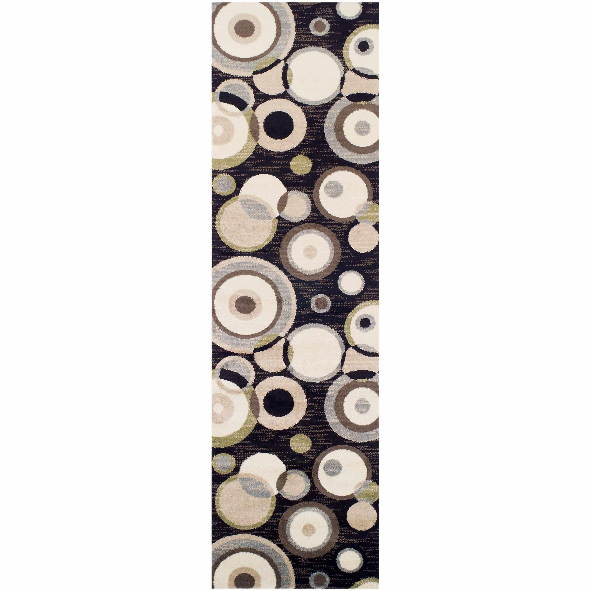 Ringoes Modern Geometric Circles Rug FredCo
