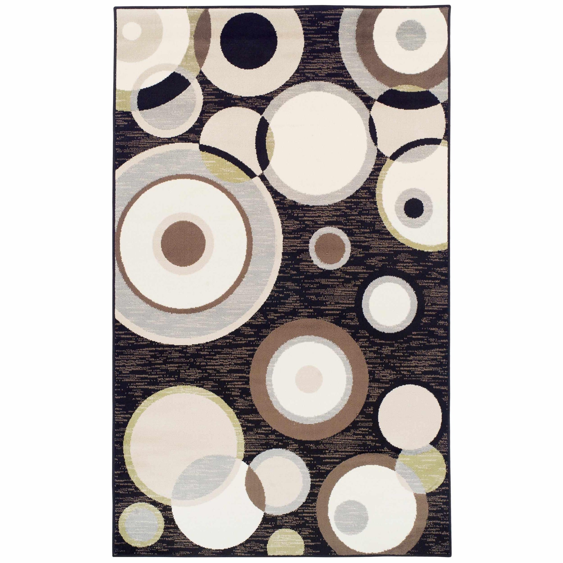 Ringoes Modern Geometric Circles Rug FredCo