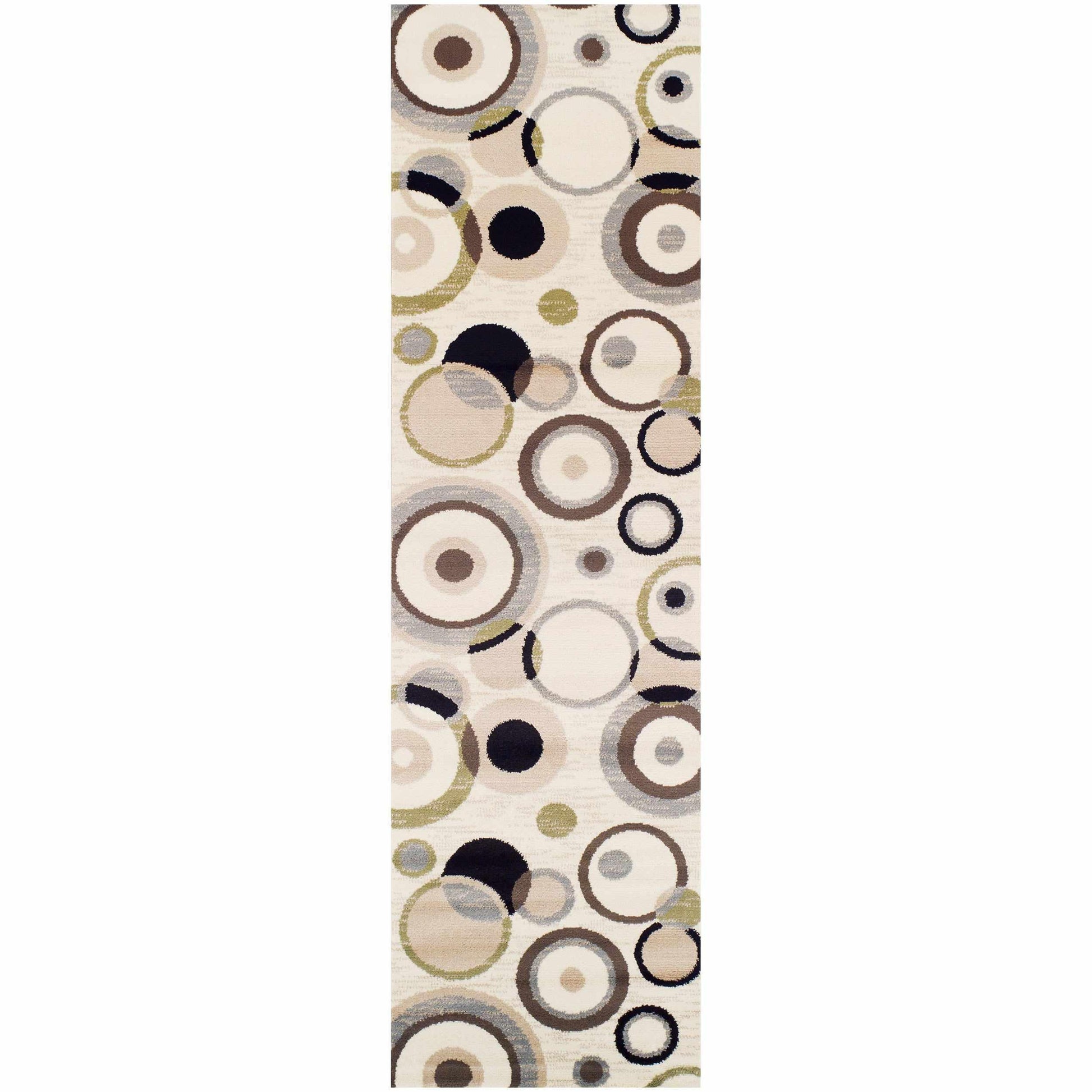 Ringoes Modern Geometric Circles Rug FredCo
