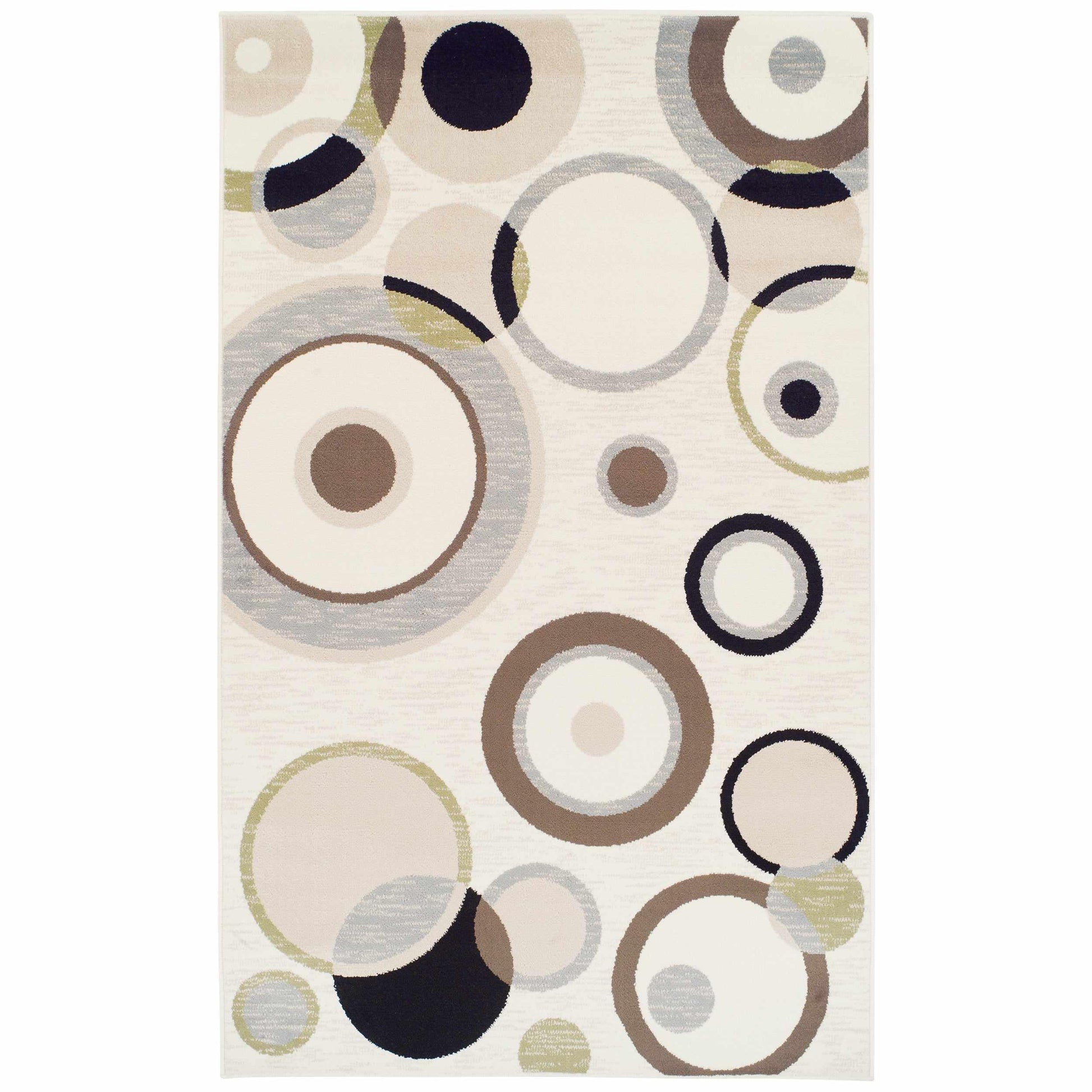 Ringoes Modern Geometric Circles Rug FredCo