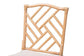 Rio Modern Bohemian Natural Brown Rattan Dining Chair FredCo