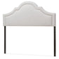 Rita Modern and Contemporary Greyish Beige Fabric Upholstered King Size Headboard FredCo