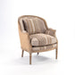 Roland Club Chair w/ Stripes CFH221 E272 H019/H010 FredCo