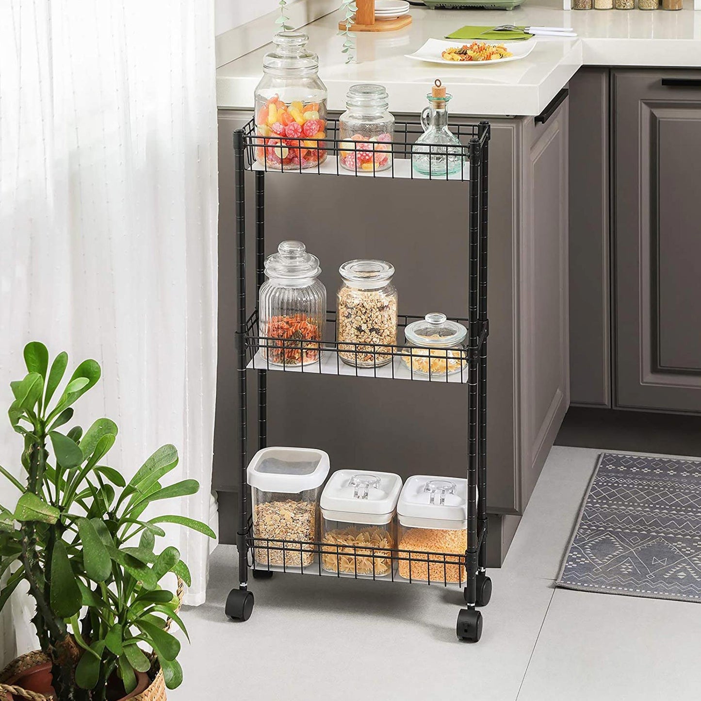 Rolling Cart with Wheels FredCo
