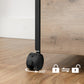 Rolling File Cabinet Greige and Black FredCo