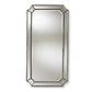 Romina Art Deco Antique Silver Finished Accent Wall Mirror FredCo