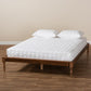 Romy Vintage French Inspired Ash Wanut Finished King Size Wood Bed Frame FredCo