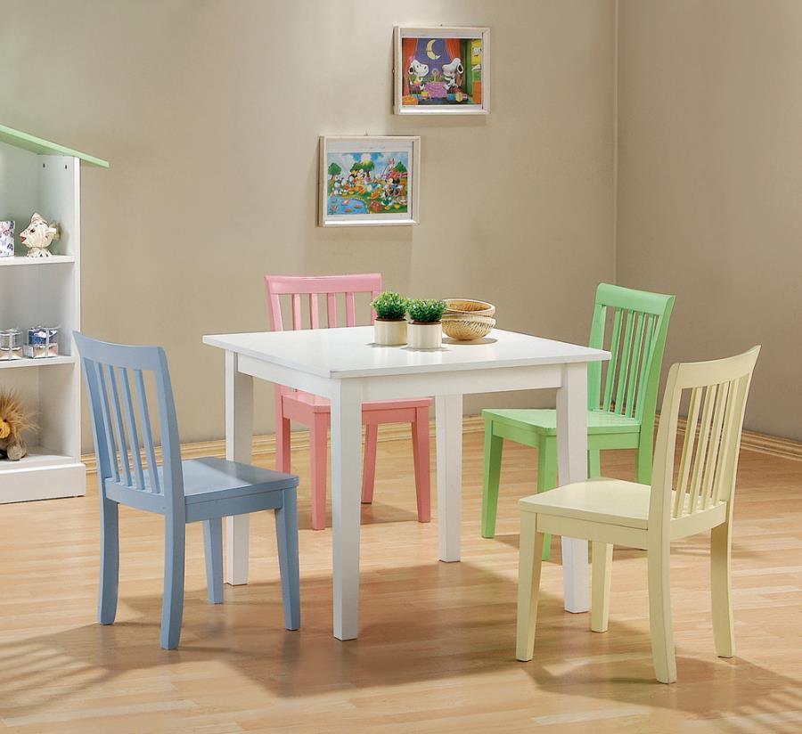 Rory 5-piece Dining Set Multi Color 460235 Coaster FredCo
