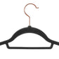 Rose Gold Velvet Hangers FredCo