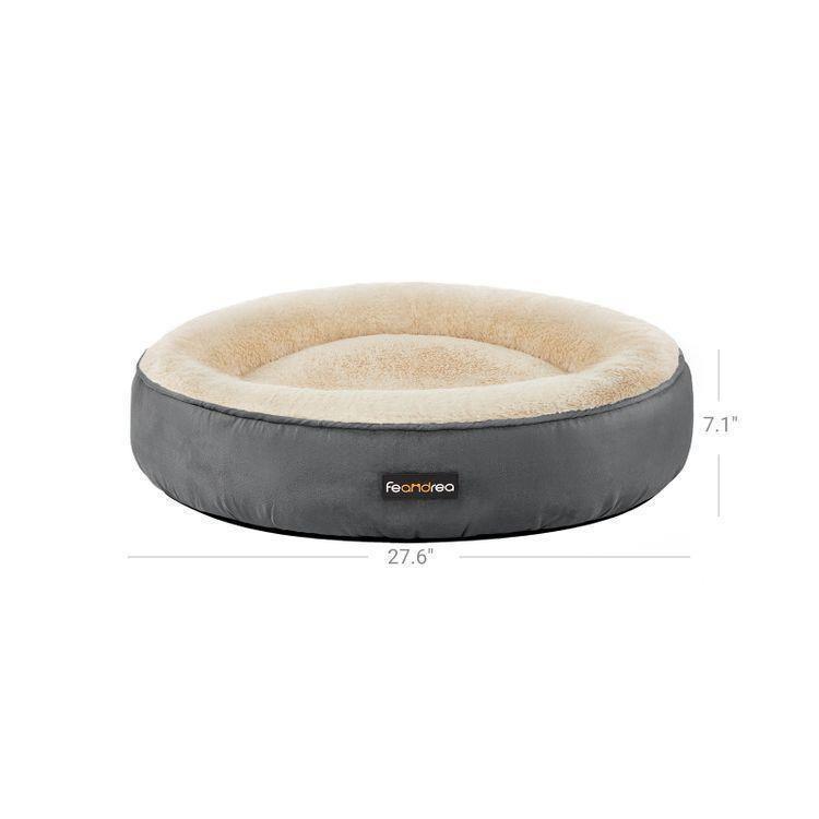 Round Dog Bed Dark Gray FredCo