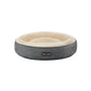 Round Dog Bed Dark Gray FredCo