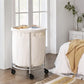 Round Laundry Cart FredCo