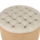 Round Ottoman CF053-1 A003 Jute FredCo