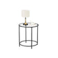 Round Side Table Black FredCo