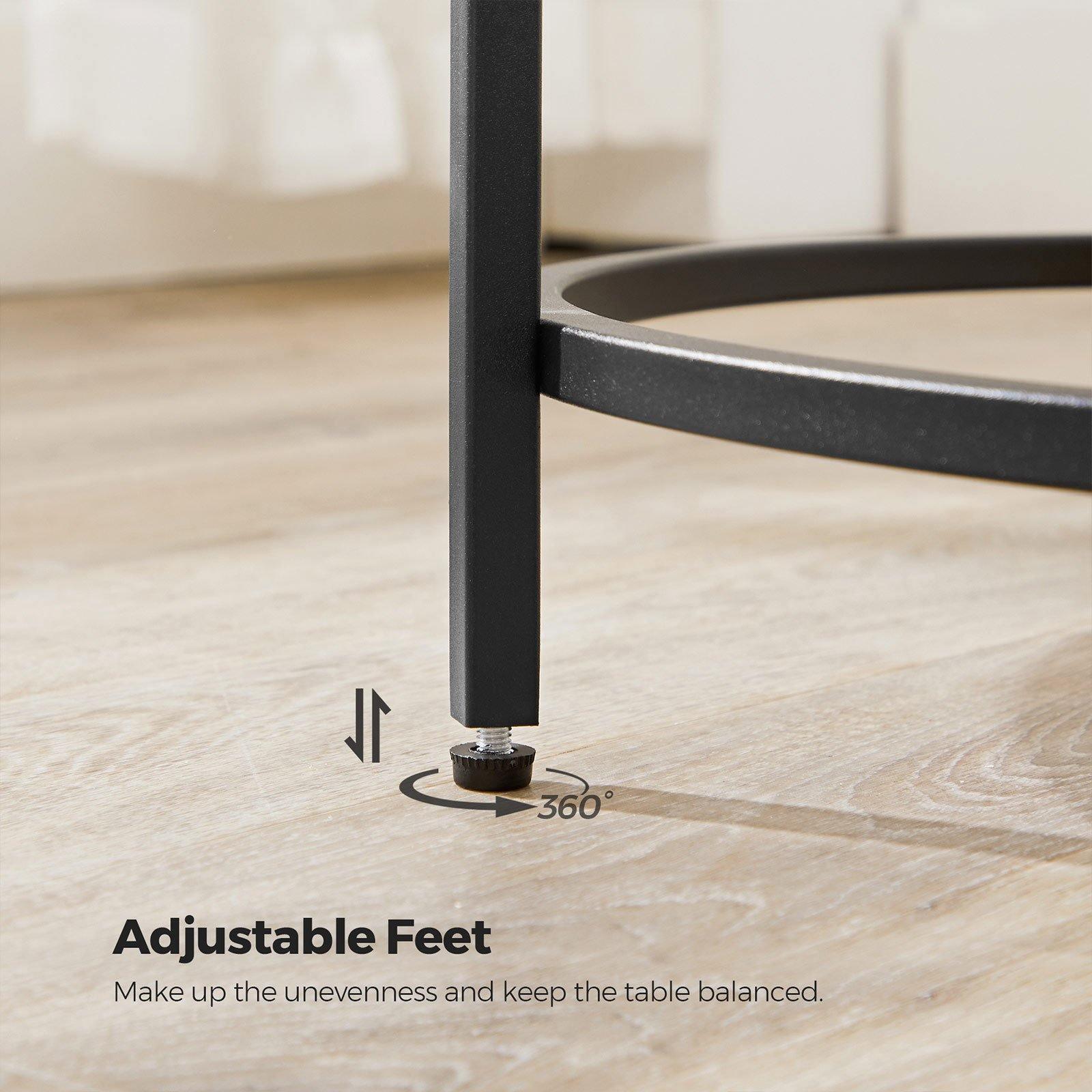 Round Side Table Black FredCo