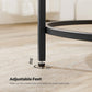 Round Side Table Black FredCo