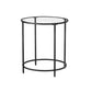 Round Side Table Black FredCo