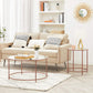 Round Side Table, Rose Gold FredCo