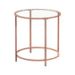 Round Side Table, Rose Gold FredCo