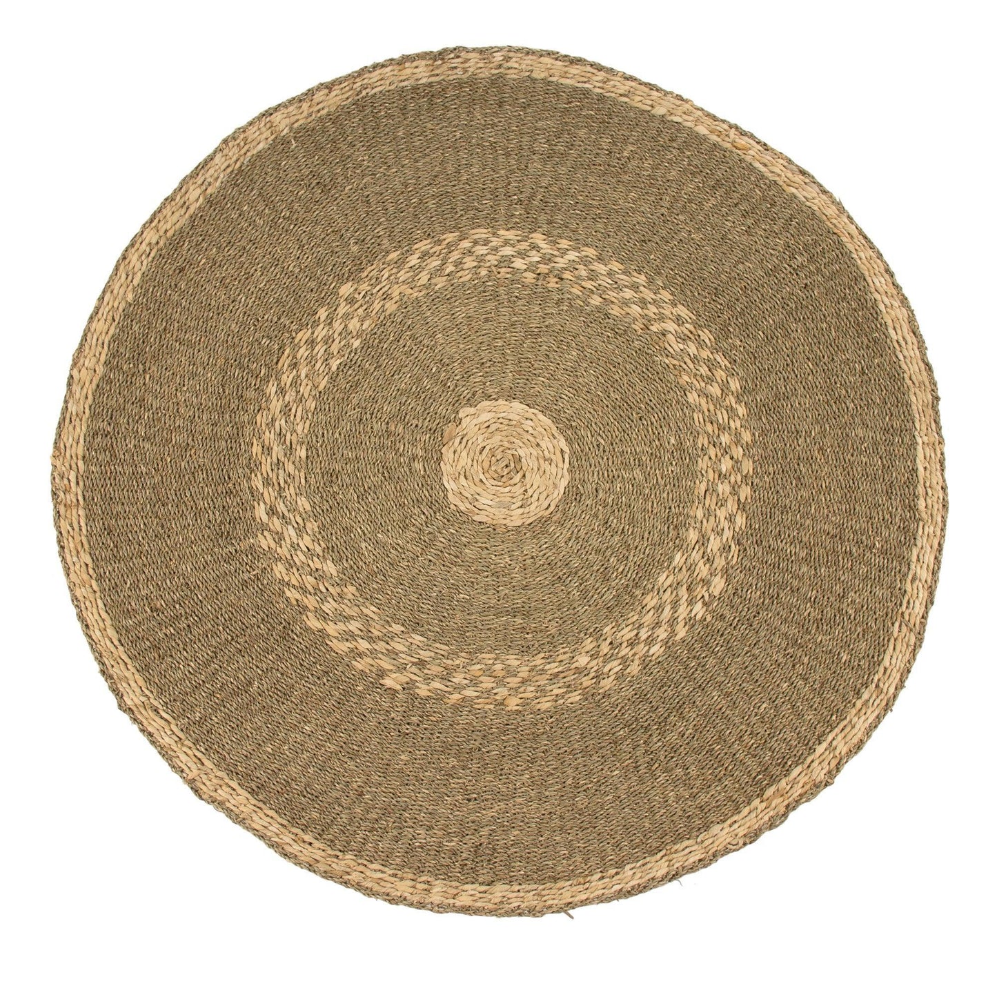 Round Striped Area Rug ZENMK-RR18 FredCo