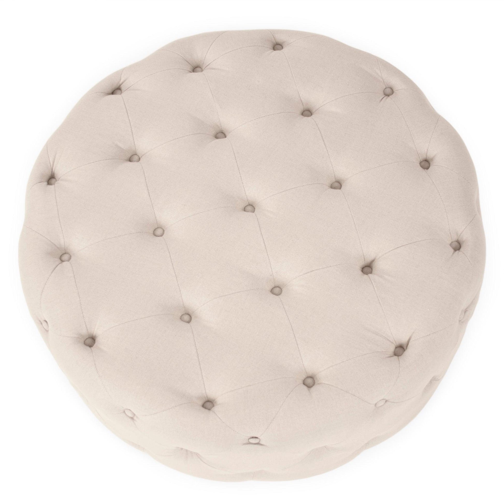 Round Tufted Ottoman F204 A003 FredCo