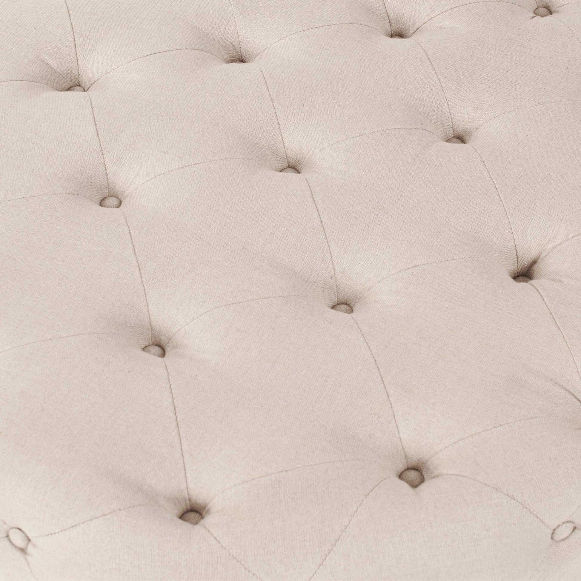 Round Tufted Ottoman F204 A003 FredCo