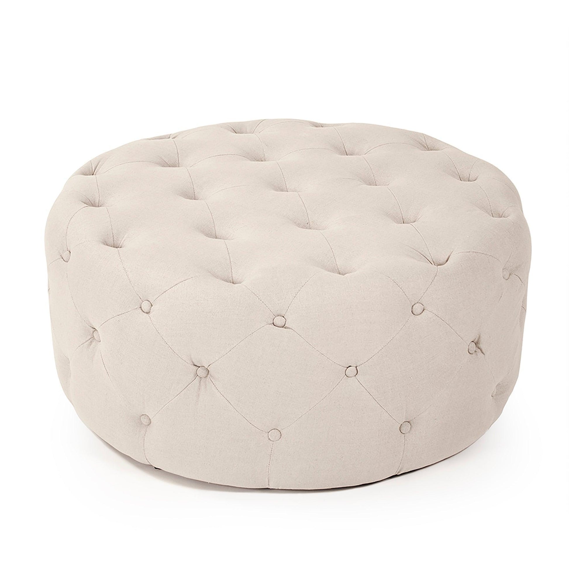 Round Tufted Ottoman F204 A003 FredCo