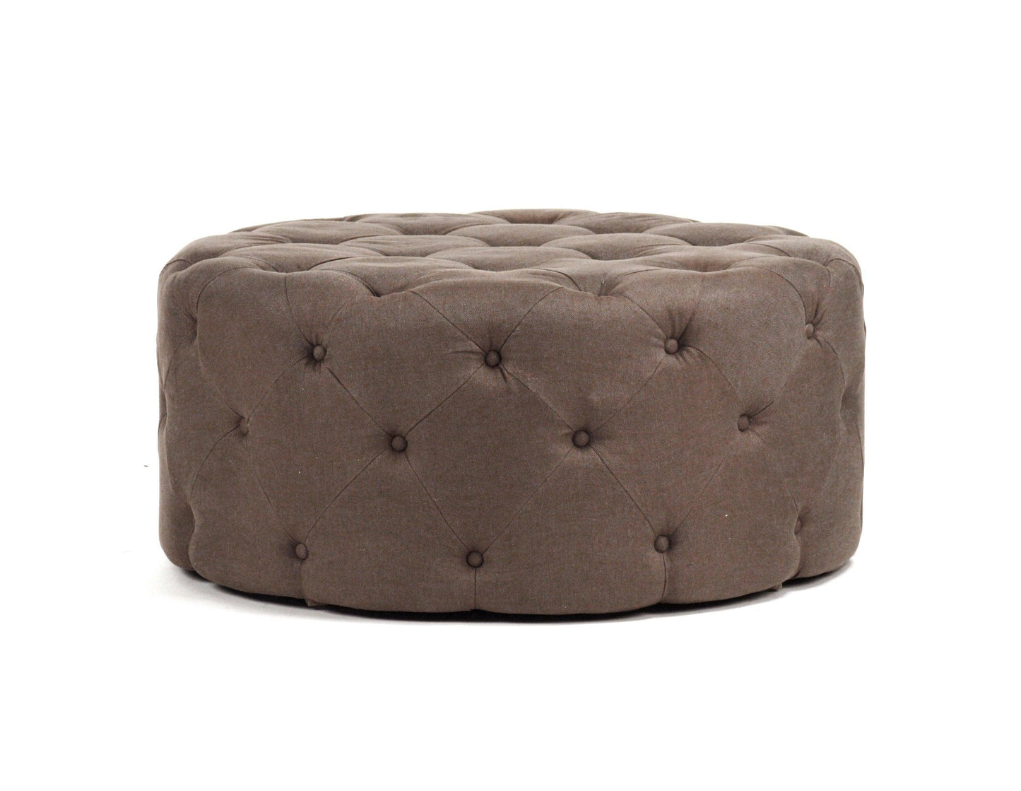 Round Tufted Ottoman F204 A008 FredCo