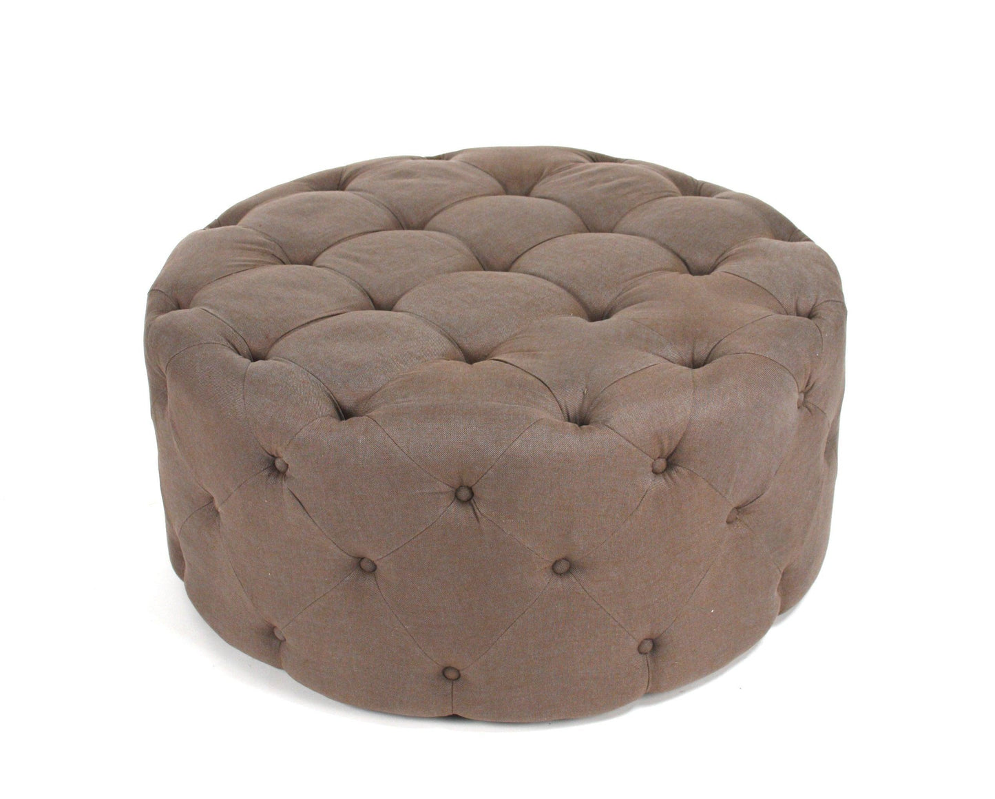 Round Tufted Ottoman F204 A008 FredCo