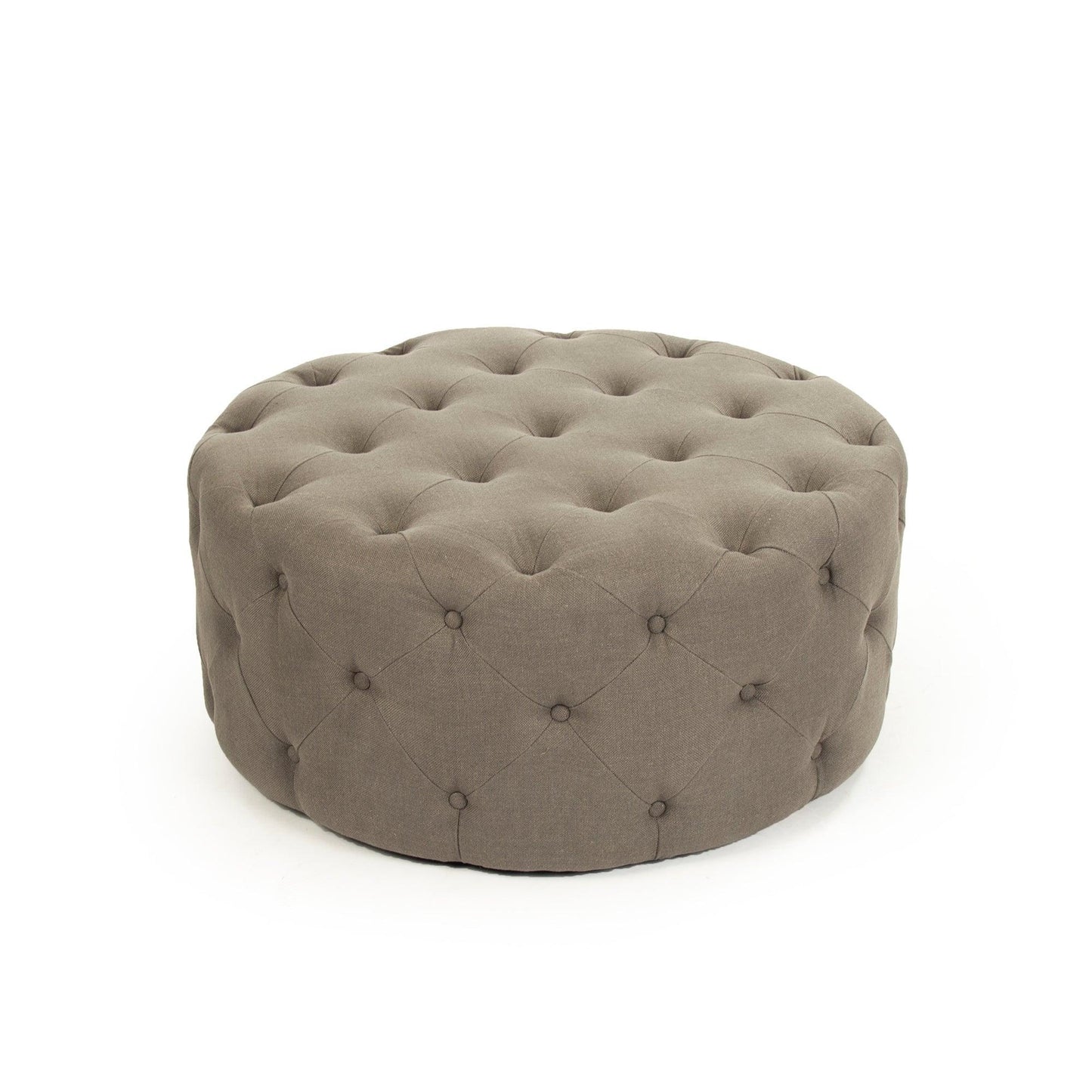 Round Tufted Ottoman F204 A048 FredCo