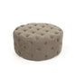 Round Tufted Ottoman F204 A048 FredCo