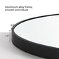 Round Wall Mirror Black FredCo