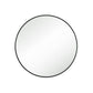 Round Wall Mirror Black FredCo