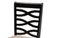 Ruby Modern Beige Fabric and Dark Brown Finished Wood 5-Piece Dining Set FredCo