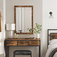 Rustic Brown Bathroom Wall Mirror 24" x 36" FredCo