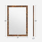 Rustic Brown Bathroom Wall Mirror 24" x 36" FredCo