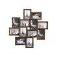 Rustic Brown Collage Picture Frames for 12 Photos FredCo