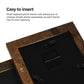 Rustic Brown Collage Picture Frames for 12 Photos FredCo