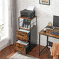 Rustic Brown Filing Cabinet with 2 Drawers FredCo