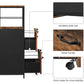 Rustic Brown Filing Cabinet with 2 Drawers FredCo
